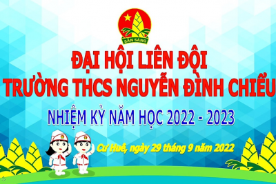 ĐẠI HỘI LIÊN ĐỘI TRƯỜNG THCS NGUYỄN ĐÌNH CHIỂU, NHIỆM KỲ NĂM HỌC 2022-2023